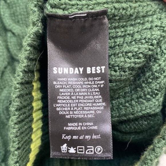 Aritzia Sunday Best Green Winston Cropped Vest Size XS - Picture 8 of 9